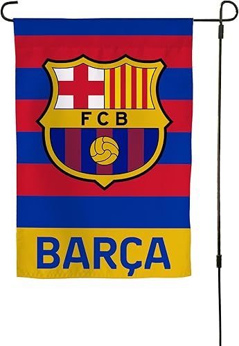 Desert Cactus Bandera de jardín del FC Barça Bandera de Fútbol Fútbol Fútbol 100% Poliéster (Bandera de jardín A)