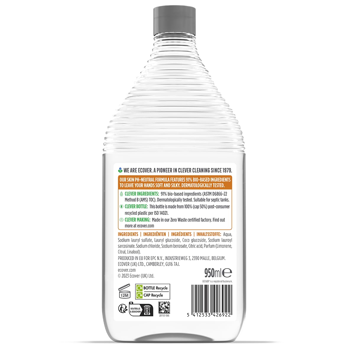 Ecover Mydło do rąk cytrusowe, 950ml