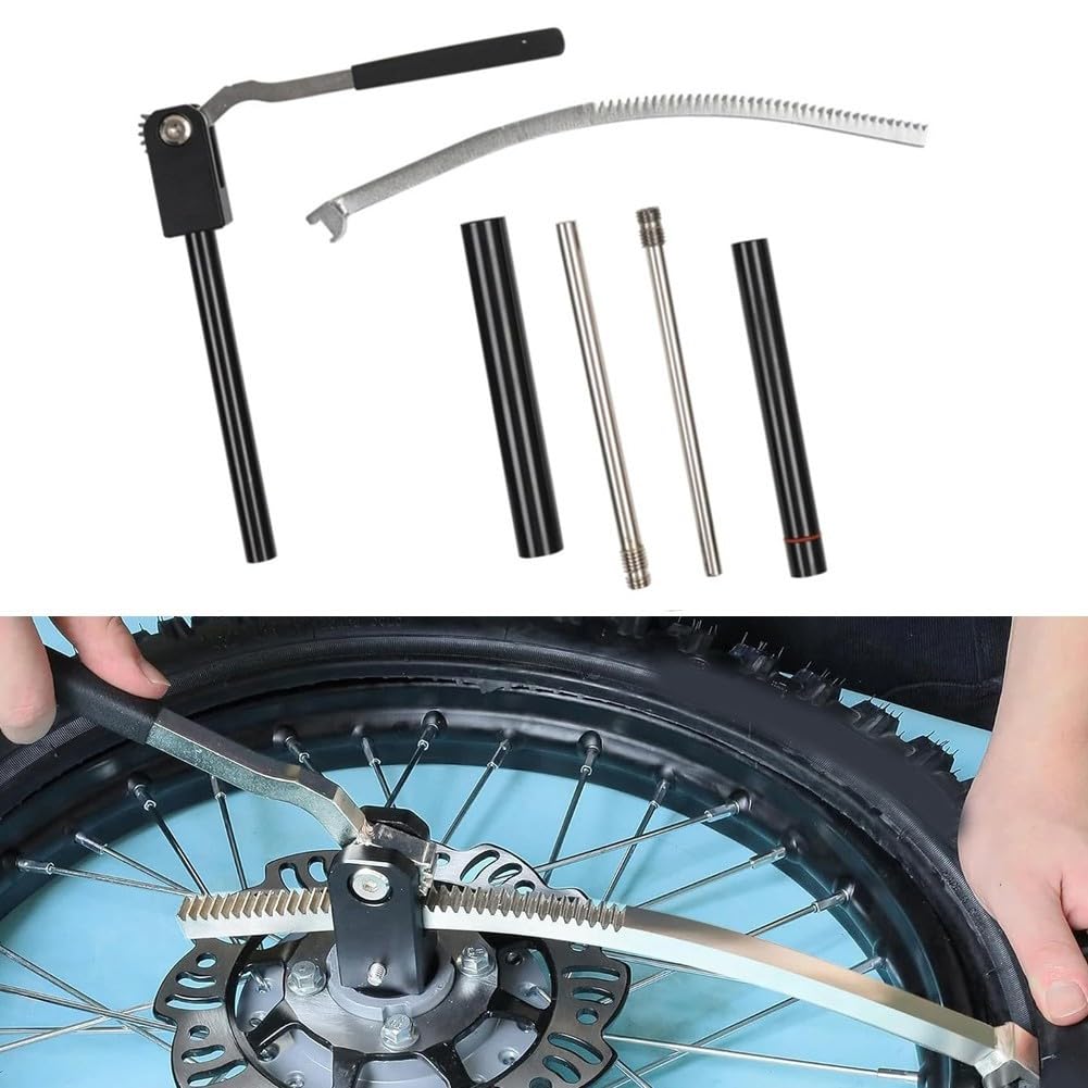 Kit de herramientas de repuesto para neumáticos de motocicleta, todoterreno, para enduro y motocross, de 16 a 21 pulgadas, juego de palanca de cambio de neumáticos