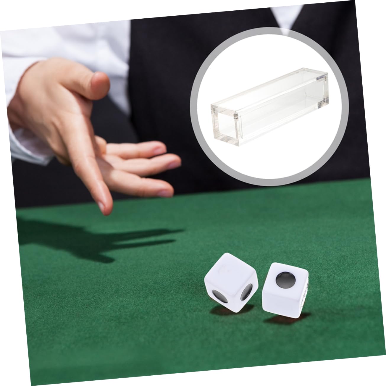 ibasenice Scatola Di Immagazzinaggio Dei Dadi Da 8 Pezzi Custodia Trasparente Per Dadi Organizzatore Di Dadi Magnetici Porta Dadi In Acrilico Custodia Per Dadi In Acrilico Scatole Di Dadi