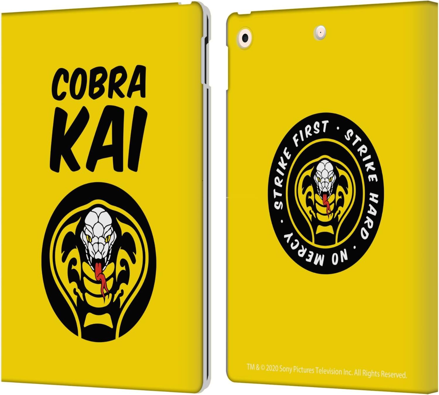 Head Case Designs Officially Licensed Cobra Kai John Lawrence WWD Composed Art Leather Wallet Case Compatible with Apple iPad 10.2 2019/2020/2021