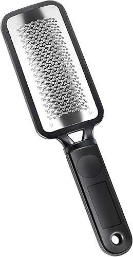 Removedor de callos de pies, lima profesional de acero inoxidable para piel muerta, callos y piel dura, diseño ergonómico para pies suaves y suaves