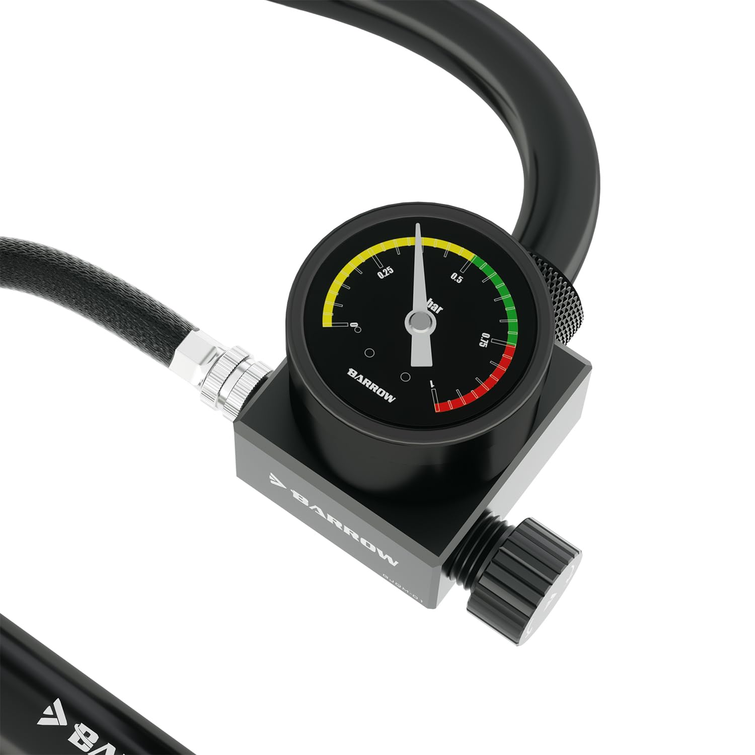 Barrow Manual Air Pressure Leak Tester for PC Water Cooling System, Portable Loop Seal Tester, Fast Airtightness Detection Tool for Water-Cooled Computers