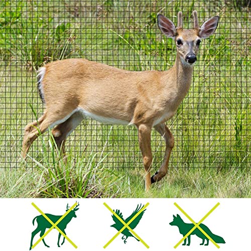Image of Feitore Deer Fence Netting, 7 x 100 Feet Anti Bird Deer Protection Net Reusable Protective Garden Netting for Plants Fruit Trees Vegetables Against Birds and Other Animals