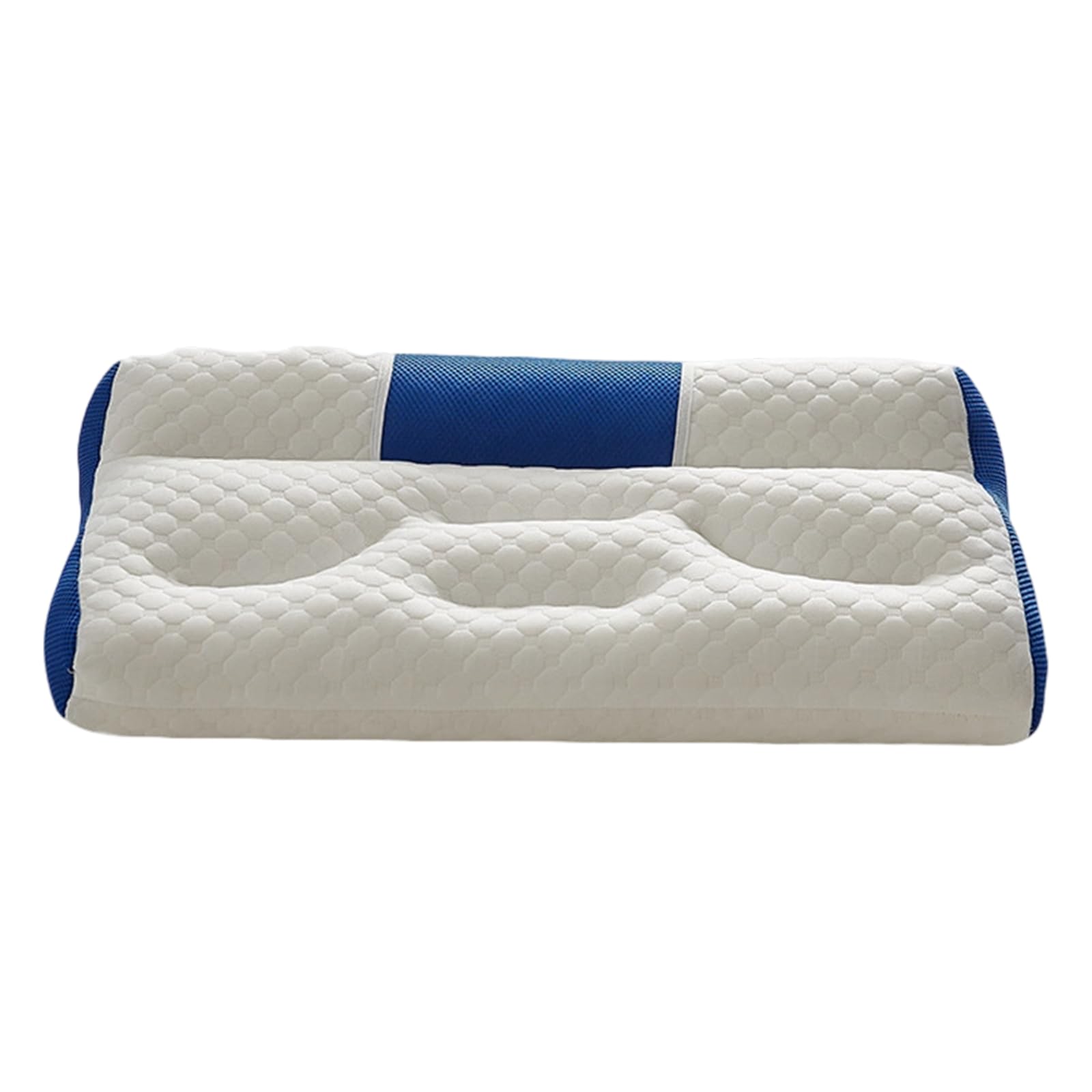 APGLSXY Therapeutic Memory Foams Cervical Pillow Breathable Ice Bean Fabric Improves Sleep Enhances Airflows Sleep Enhancing Cervical Pillow