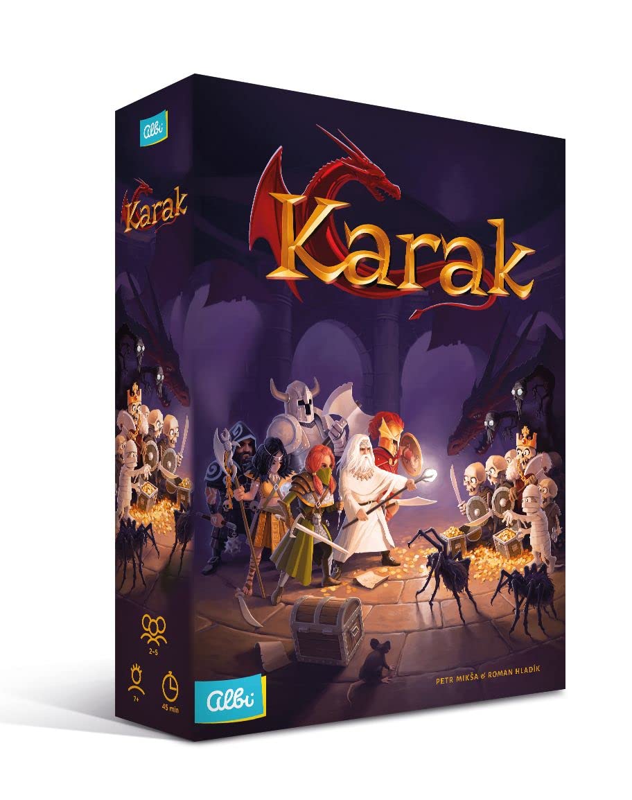 KARAK - Jeu de société Familial - Jeu de rôle & de stratégie - Exploration & Aventure - A partir de 7 Ans
