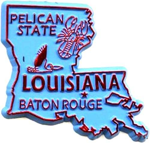 Louisiana The Pelican State - Imán para nevera