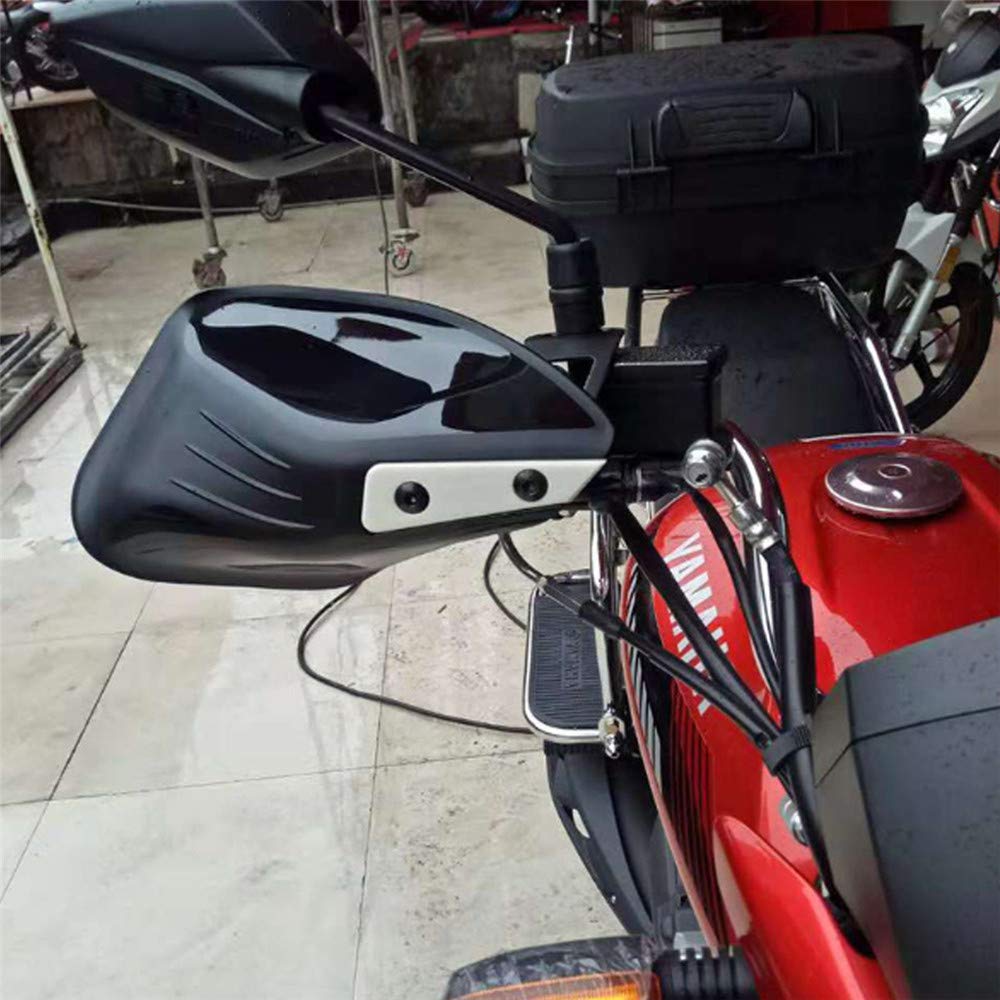 22 mm 7/8 cala uniwersalne wiatroszczelne ochraniacze na kierownicę motocykla - czarne