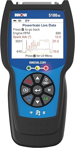 Innova 5100 Pro CarScan - Lector de código/herramienta de escaneo con escaneo de red, datos en vivo y Bluetooth