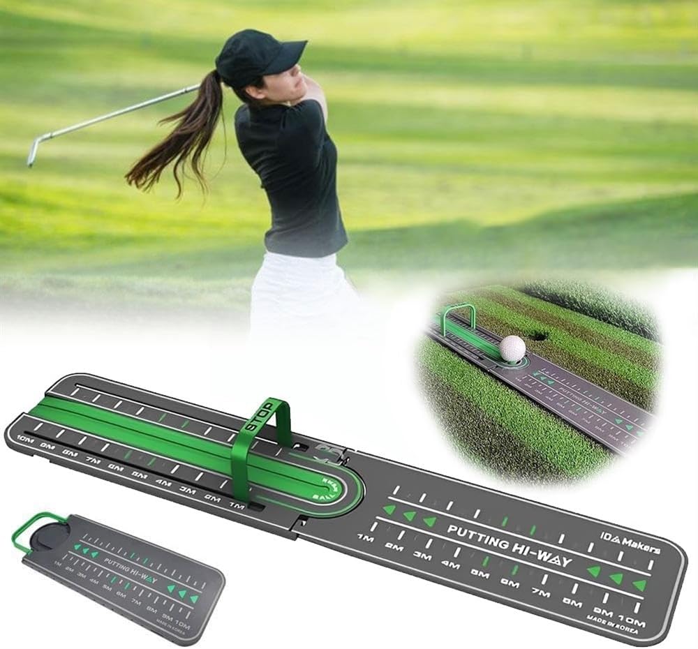 Tragbarer Putting-Trainer Für Golfer - Putter Korrektur & Übungstool