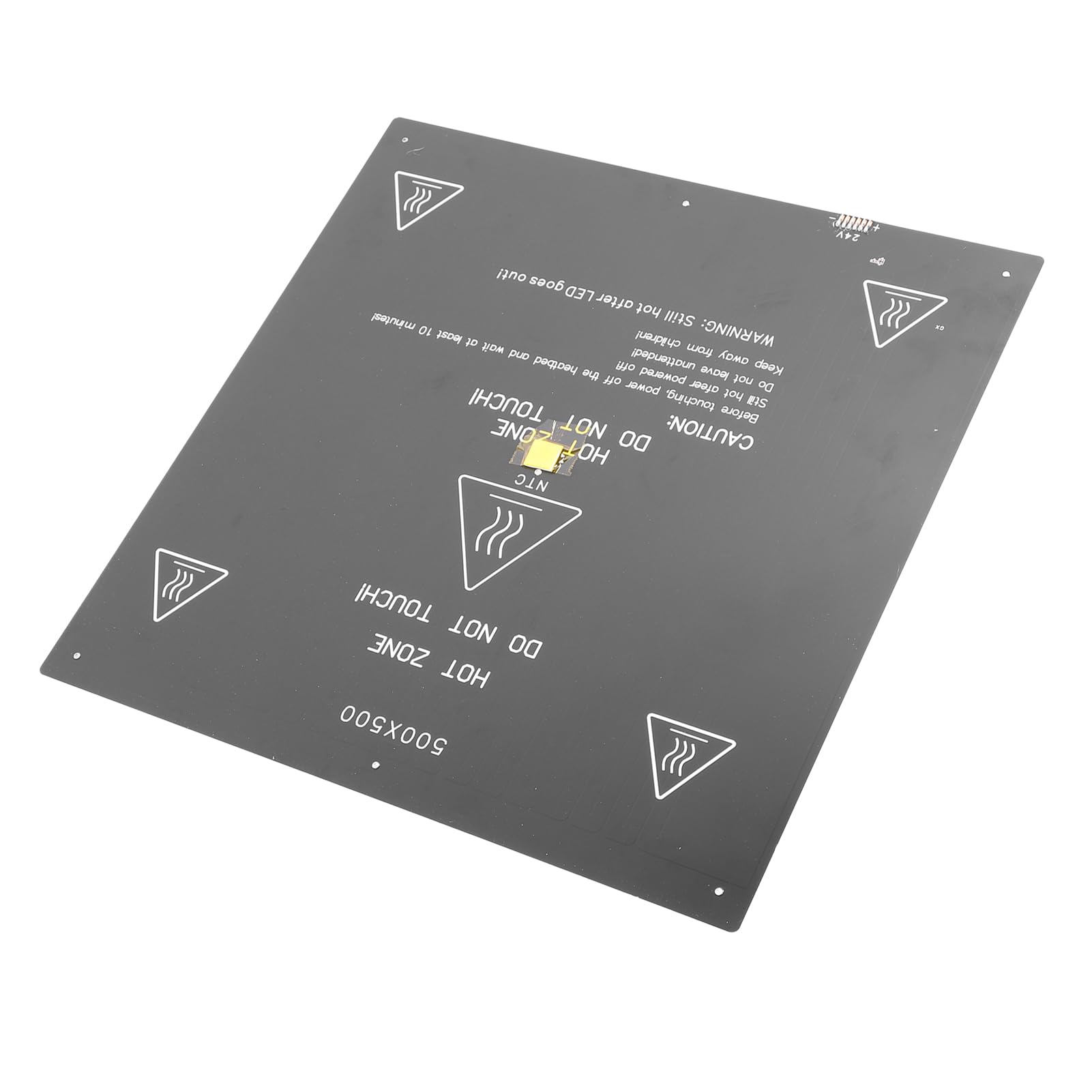 Garosa Cama Caliente para Impresora 3D, Aleación de Aluminio, Calentamiento Eficiente, Salida de Energía Estable, para Configuración de Impresión 3D