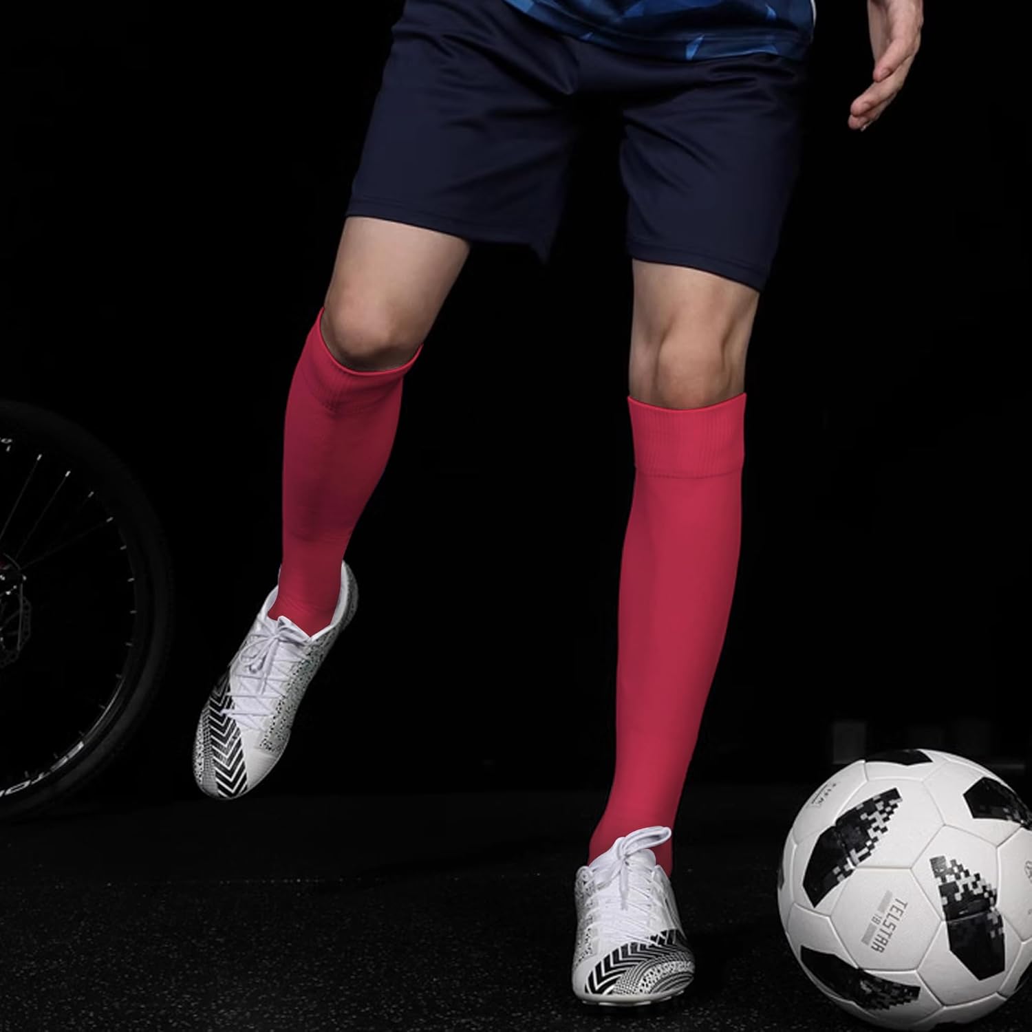 GRAPMKTG 3 Pack Soccer Baseball Softball Socks for Youth Women and Men Knee High Football Socks for Boys Girls - Image 2