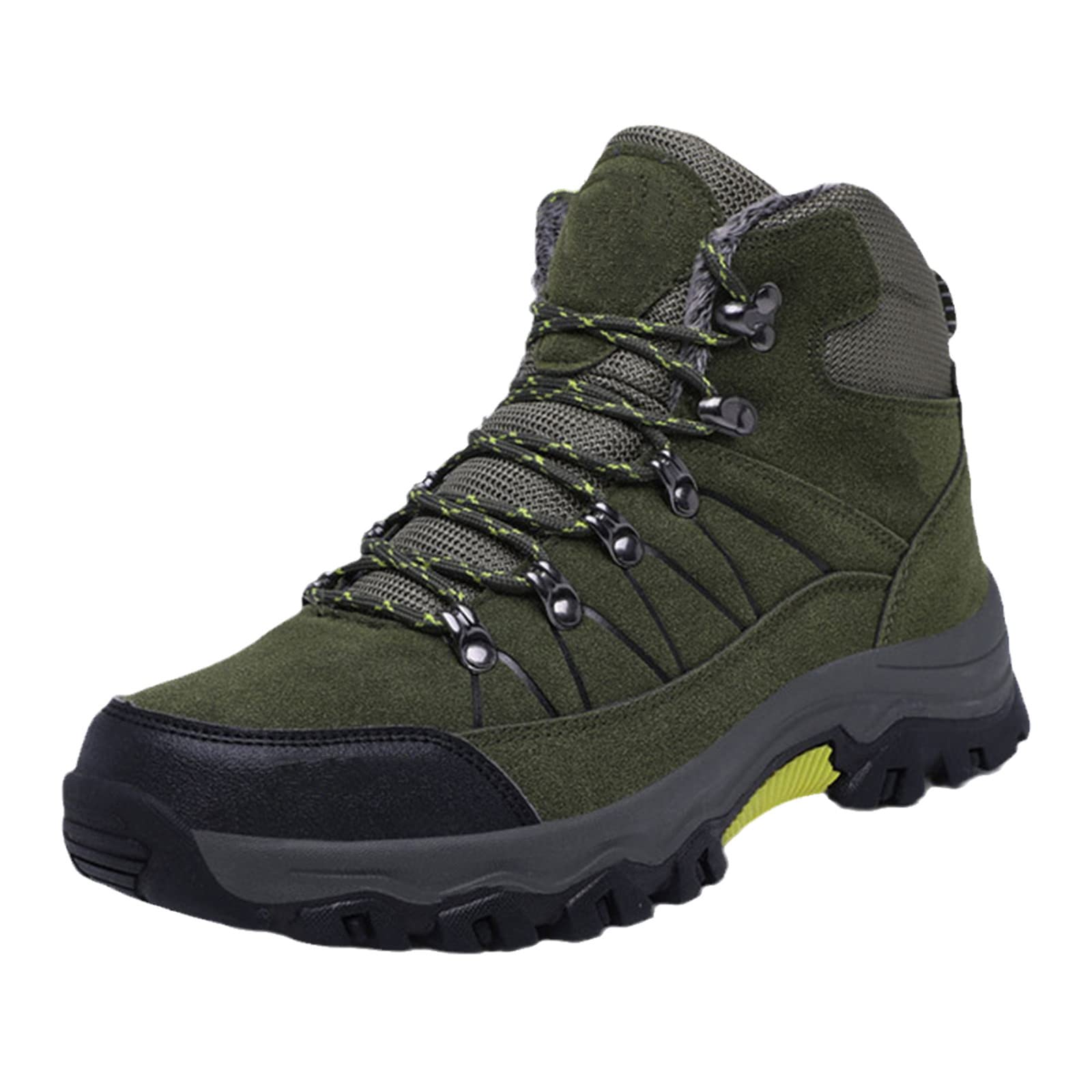 Waterdichte Wandelschoenen Voor Heren Antislip Wandelsneeuwlaarzen Outdoor Klimmen Trekking Bergbeklimmen Schoenen Winter Katoenen Schoenen,Grey-44