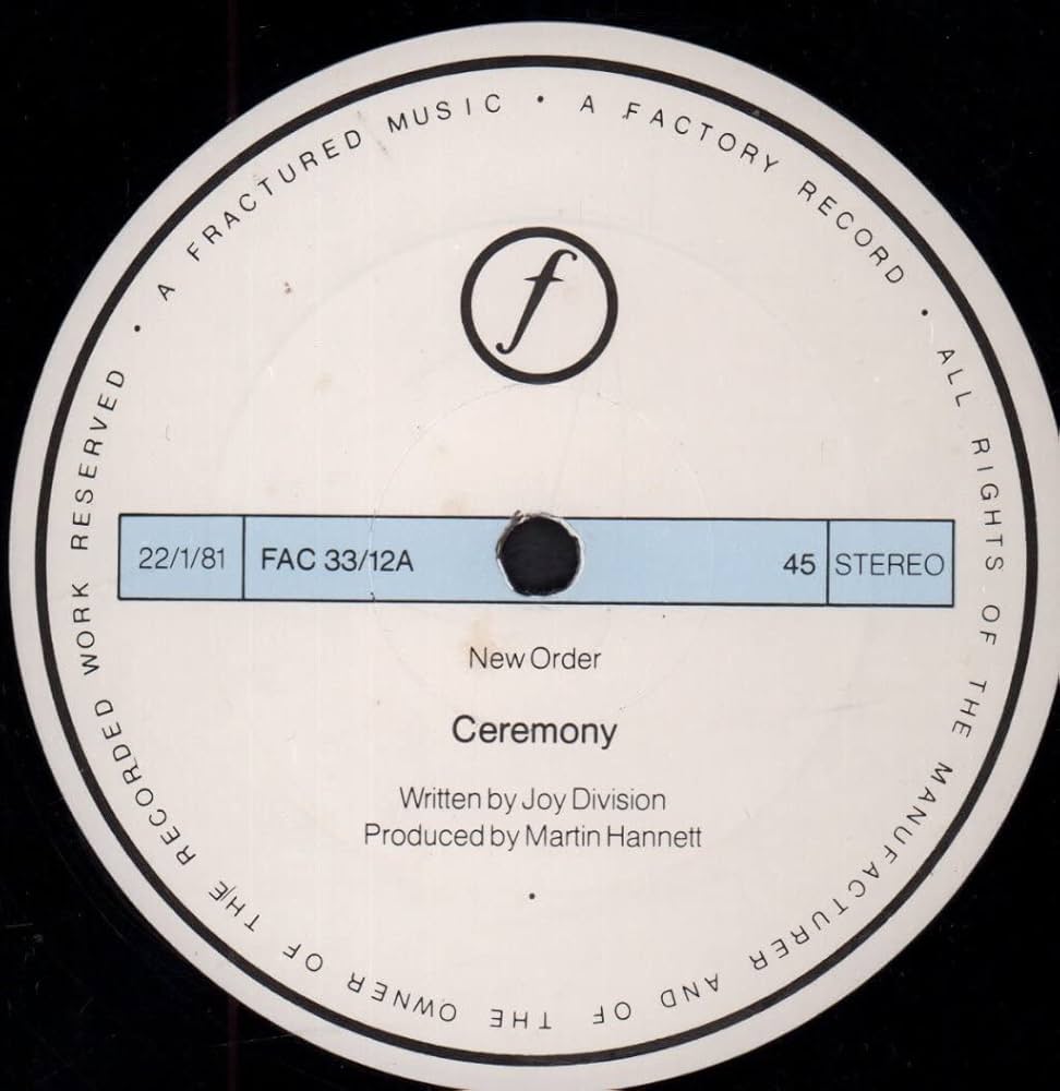 Amazon.co.jp: Ceremony [Vinyl LP]: ミュージック