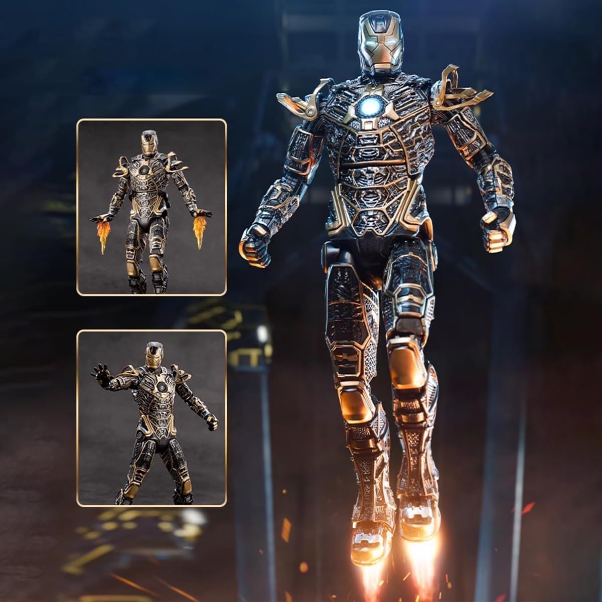 Amazon.com: ZD Toys 1/10 Scale Iron Hero MK41 Bones Anniversary