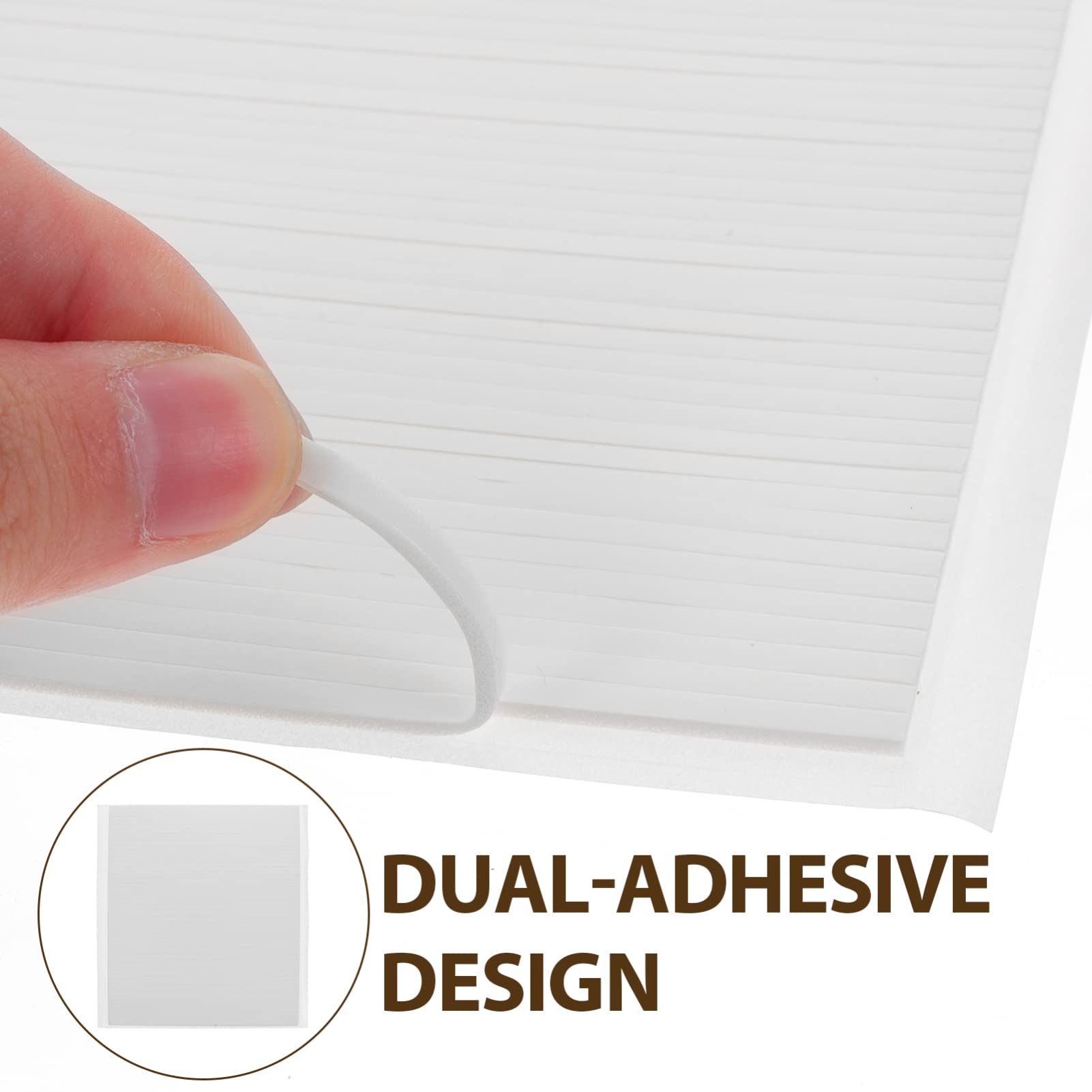 HOMSFOU 5 Series 5 Juegos De Cintas Adhesivas De Espuma De Doble Cara Para Álbumes De Recortes Tiras De Espuma Autoadhesivas Para Manualidades Cinta Adhesiva De Doble Cara 6 hojas*5