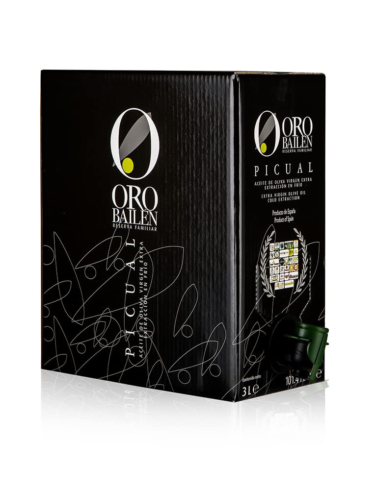 Oro Bailén - Aceite de oliva virgen extra (variedad Picual) - Bag in Box (3 litros)