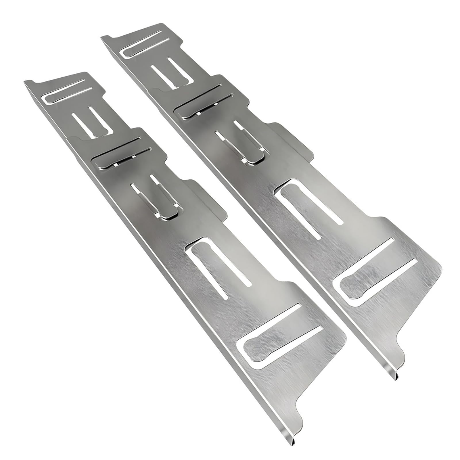 Buxuaaaa Of 4 Easy Neat Rustless Difference Fillers Blocking Food Debris and Spills for Stove and Countertop Sanitation Stainless Steel Stove Gaps Cover Black