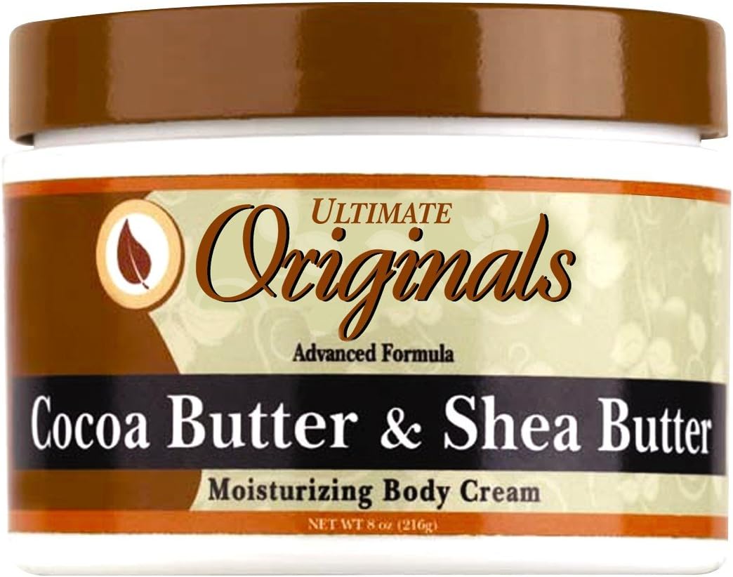 Ultimate Originals Cocoa Butter & Shea 8 Ounce Jar (Pack of 6)