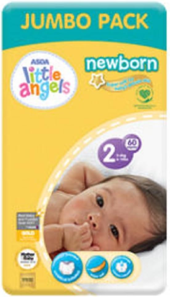 ASDA Little Angels Newborn Nappies Size 2 Big Saver Pack Amazon.co.uk