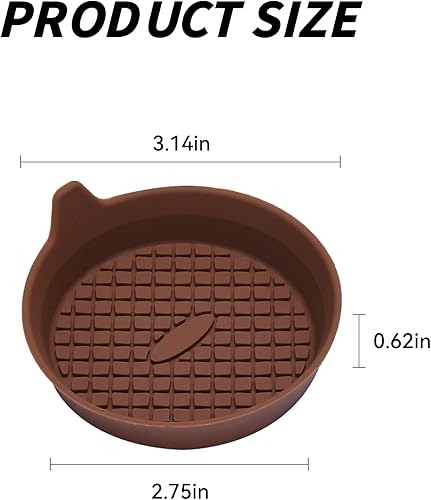 Miniatura 2 de Paquete de 4 posavasos para automóvil, portavasos empotrados de silicona para automóvil, impermeables, antideslizantes, a prueba de tambores,