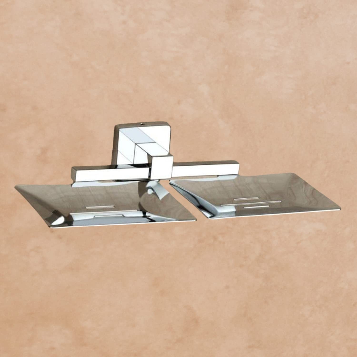 VEZZA Double Soap Holder | Stainless Steel Bathroom Soap Case | Soap Dish | Soap Stand | Anti Rust & Corrosion Free Chrome Finish Bathroom Accessories (B09WYP5NDG) Amazon Price History, Amazon Price Tracker