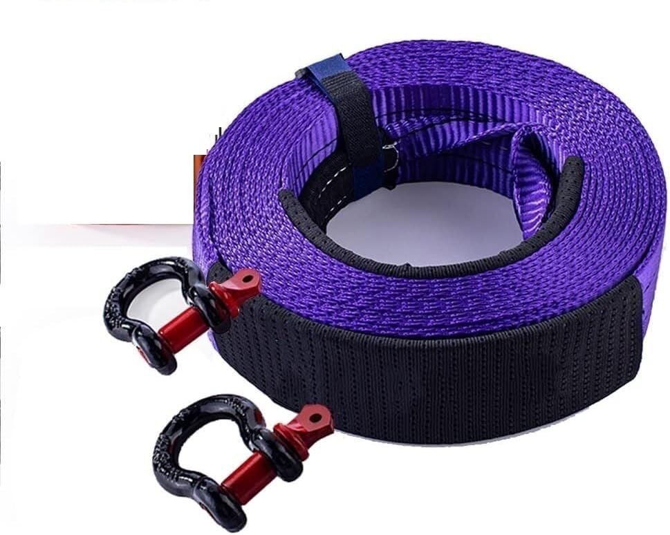 Sangle de remorquage en nylon avec crochet câble de traction petite voiture compacte