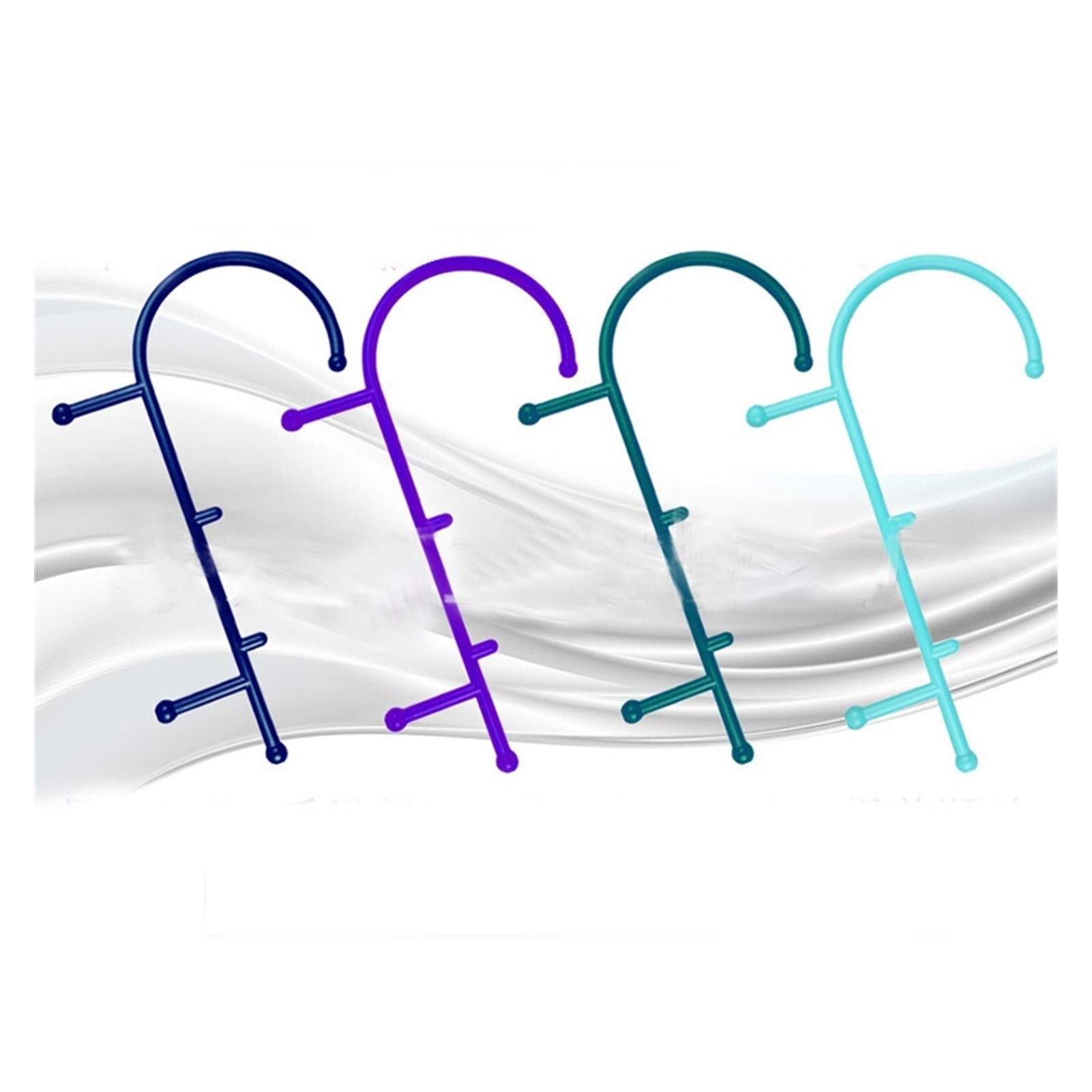 1 Piece Trigger Point Self Massage Stick Hook Body Muscle Relief Original Sugar Cane Back Massager Tool (Color : Black)