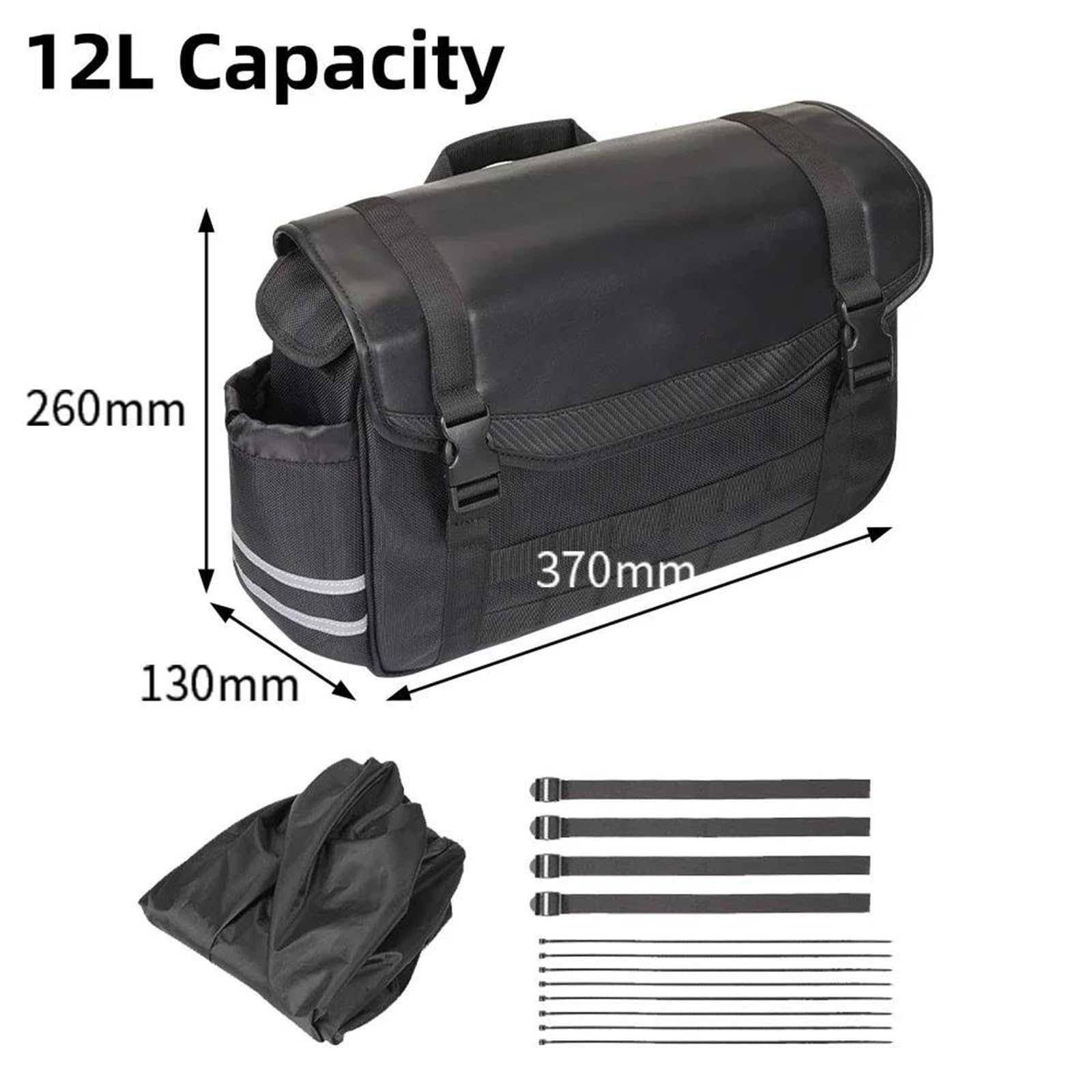 Accessori Moto Borse Laterali Per Deposito Bagagli 8L 12L 15L Per Yamaha SR400 MT-07 XSR900(12L)