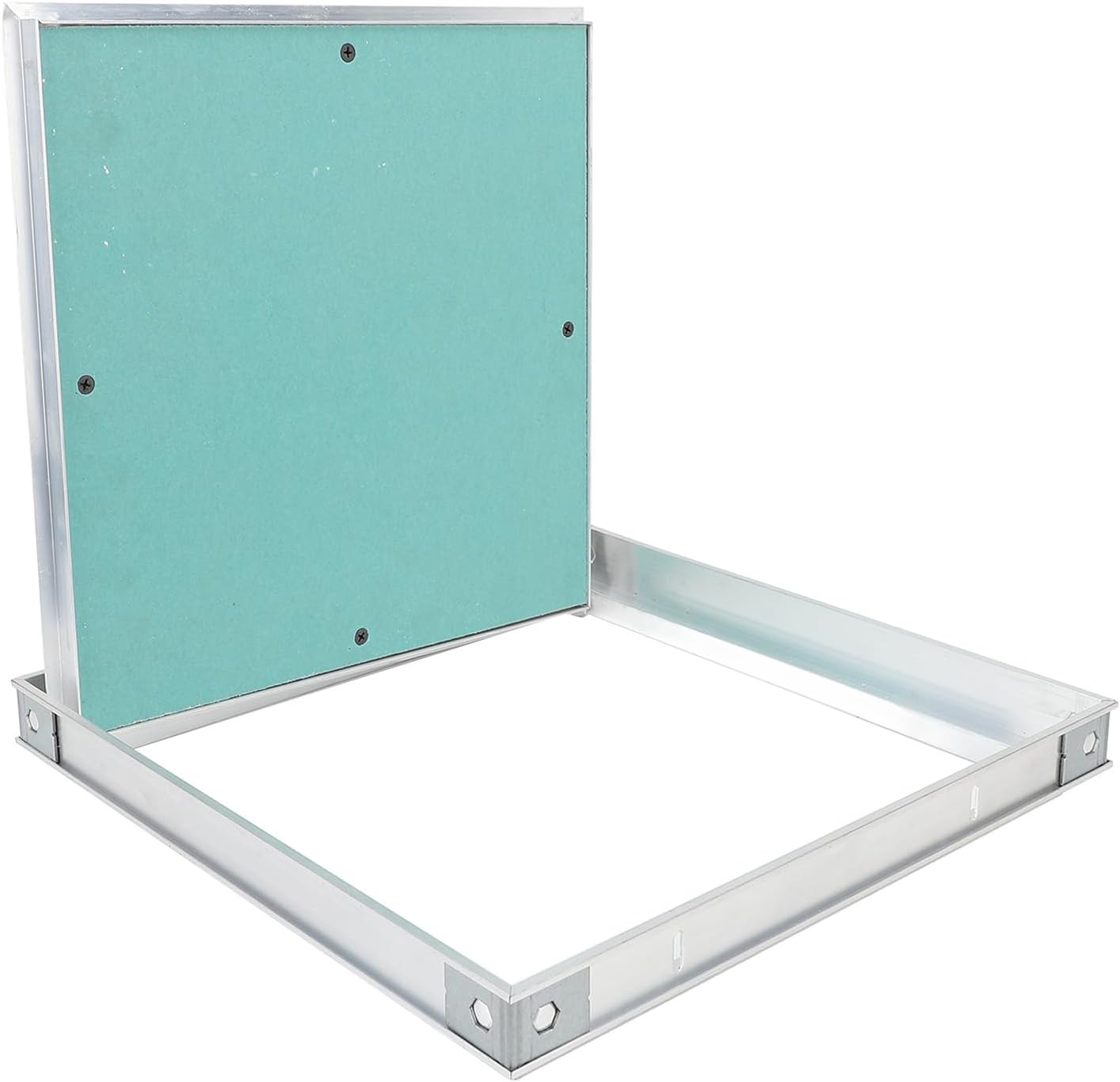 Reinforced Design, High Strength, Aluminum Alloy Frame Gypsum Board Access Door for Office Shopping Mall Hotel (450x450mm/17.7x17.7in)