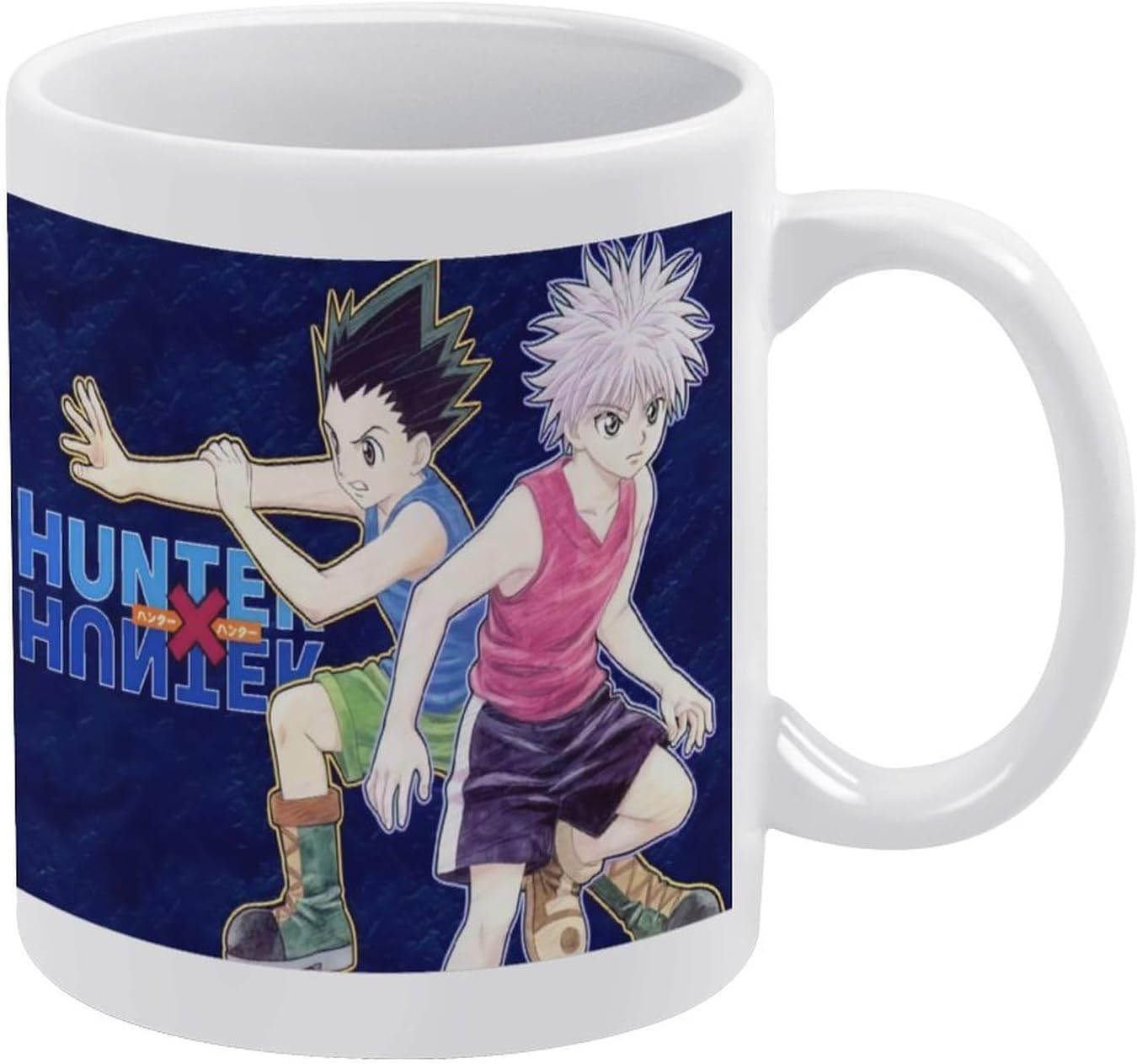 ハンター×ハンター マグカップ コップ 瀬戸物 セラミック 飲み物用 アニメ ゲーム 推し キャラ 誕生日 クリスマス プレゼント 記念品 ゲーム カフェ・オフィス・家用