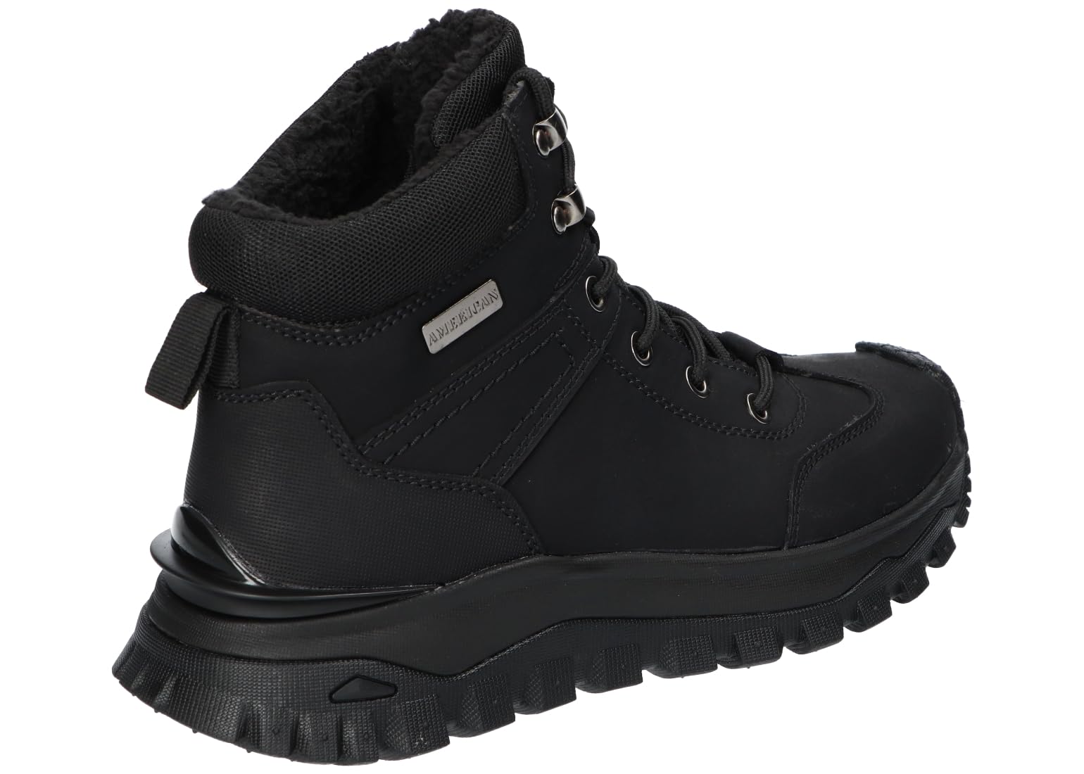 CY158 OCIEPLANE TREKKINGI TRAPERY BUTY ZIMOWE SKÓRZANE BK 37