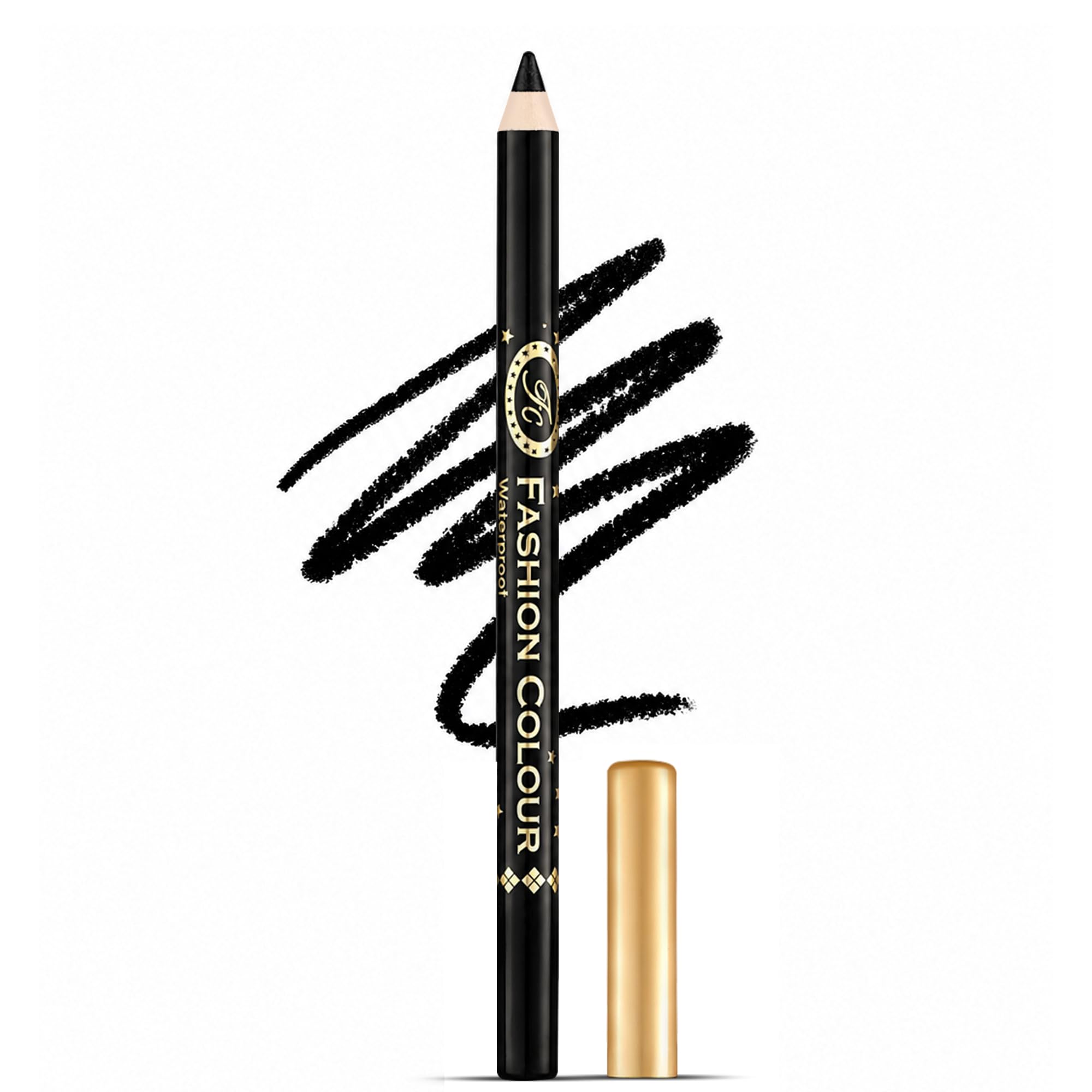 Fashion Colour Kajal For Women | Pencil Coal Black Matte - Smudge-proof & Waterproof, Long-lasting Deeply Pigmented Intense Black, Makeup Essential (1.2gm)-image-41