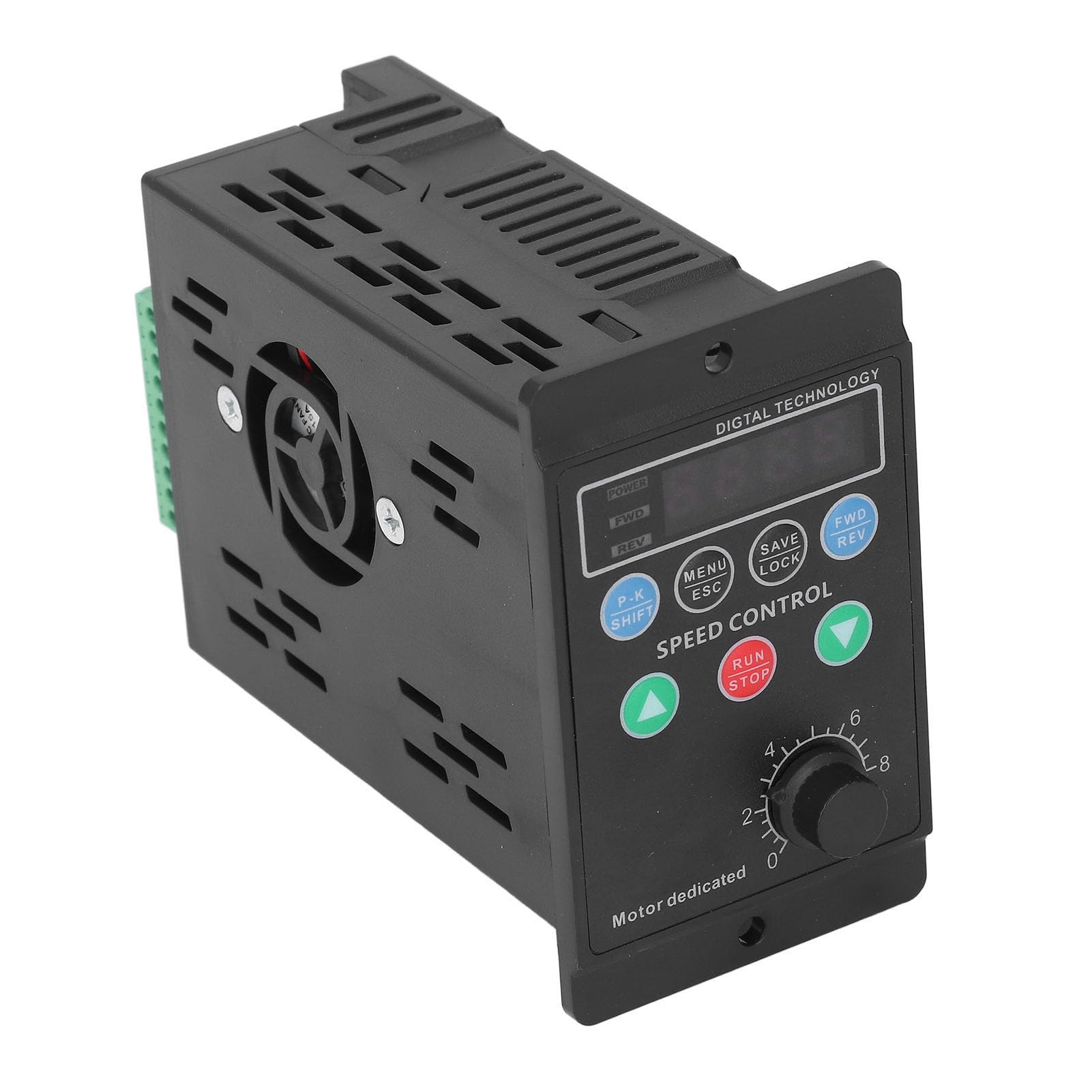 Ejoyous Variador de Frecuencia PC Retardante de Llama Monofásico a Trifásico Variador de Frecuencia 30W 1PH 176 a 264V Entrada 3PH 0 a 220V Salida Pantalla LED para Bombas Ventiladores Máquinas