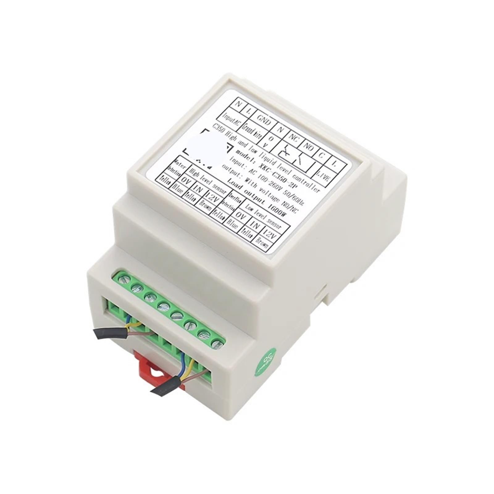 Controlador de nivel de líquido sin contacto con sensor, interruptor de flotador de inducción, bomba de agua, reposición automática de agua(XKC-C350-3P 5m)