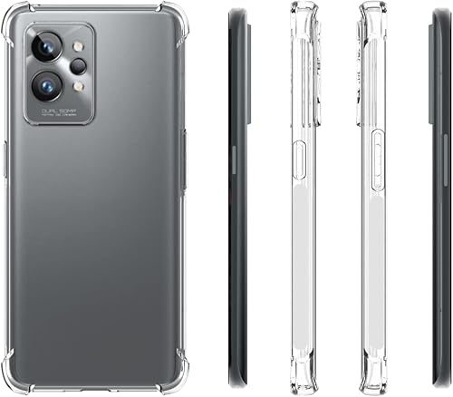 Miniatura 2 de Funda para Realme GT 2 Pro Clear TPU Cuatro Esquinas Funda Protectora Transparente Suave Funda