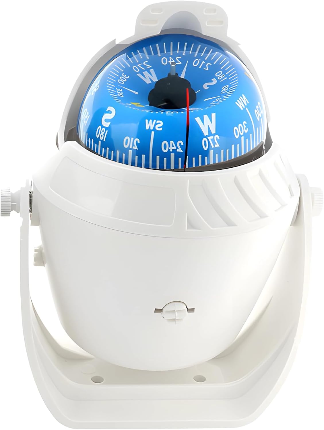 Boat Car Compass Lc760 with Led, Adjustable Declination, for Marine, Caravan, Truck, 5.4 X 4.2 X 3.7 in, Dashboard