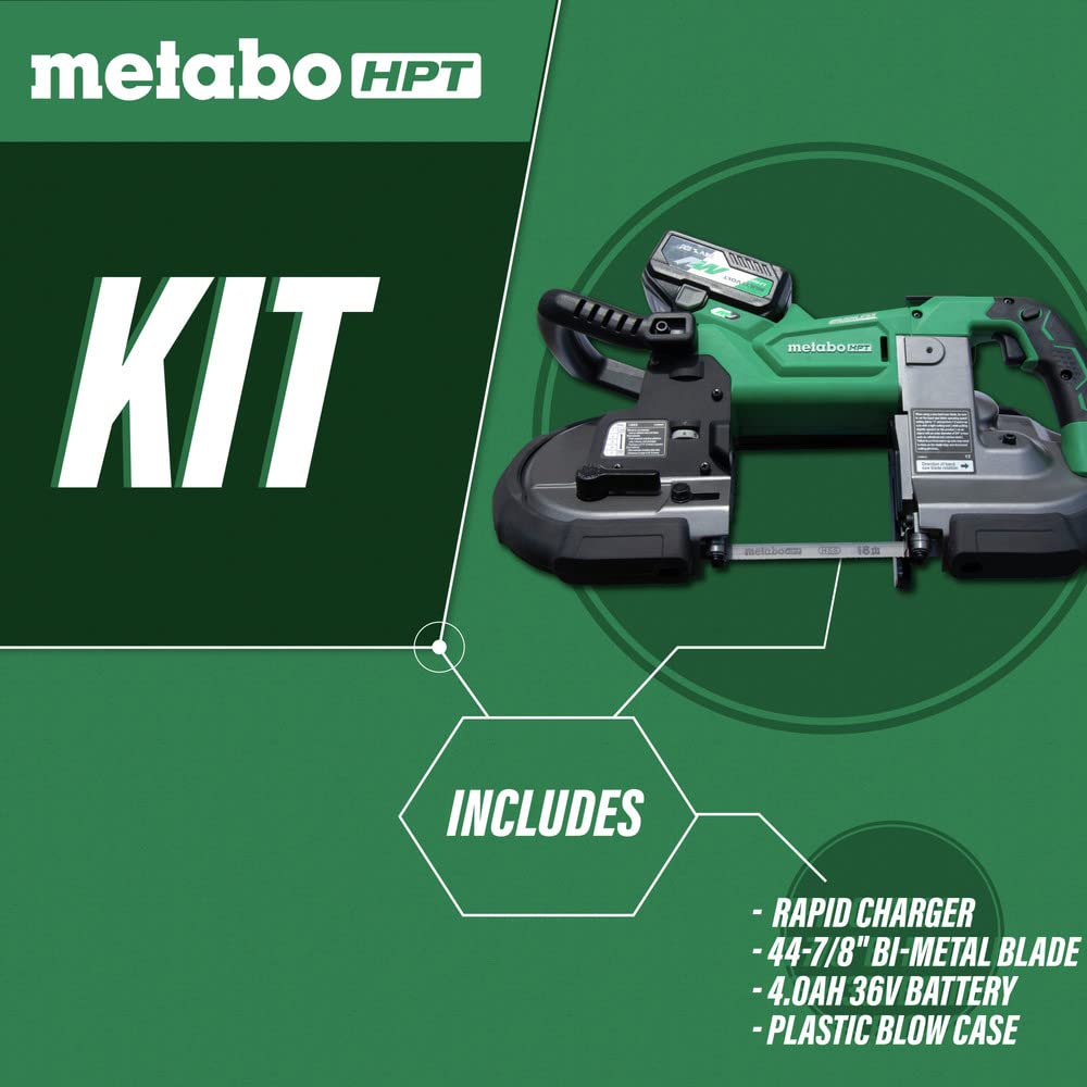 Metabo HPT 36V MultiVolt™ Cordless Band Saw Kit | Deep Cut 