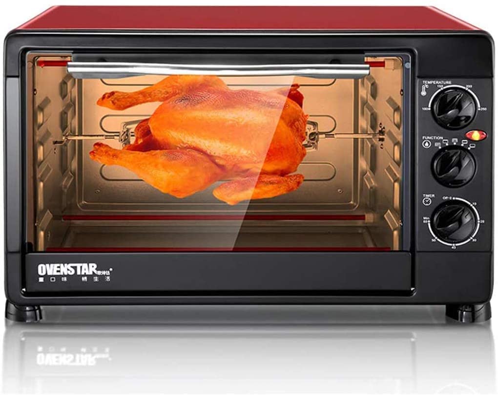 Forno Multifunzionale da 30 Litri, impostazione della Temperatura del Vapore da Tavolo per Uso Domestico e Forno tostapane da appoggio a convezione da 60 Minuti utile