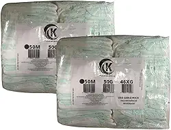 Kit com 2 Fralda Geriátrica Adulto Segunda Linha Com 50 Unidades Tamanho M G XG Incontinência Moderada (Médio)