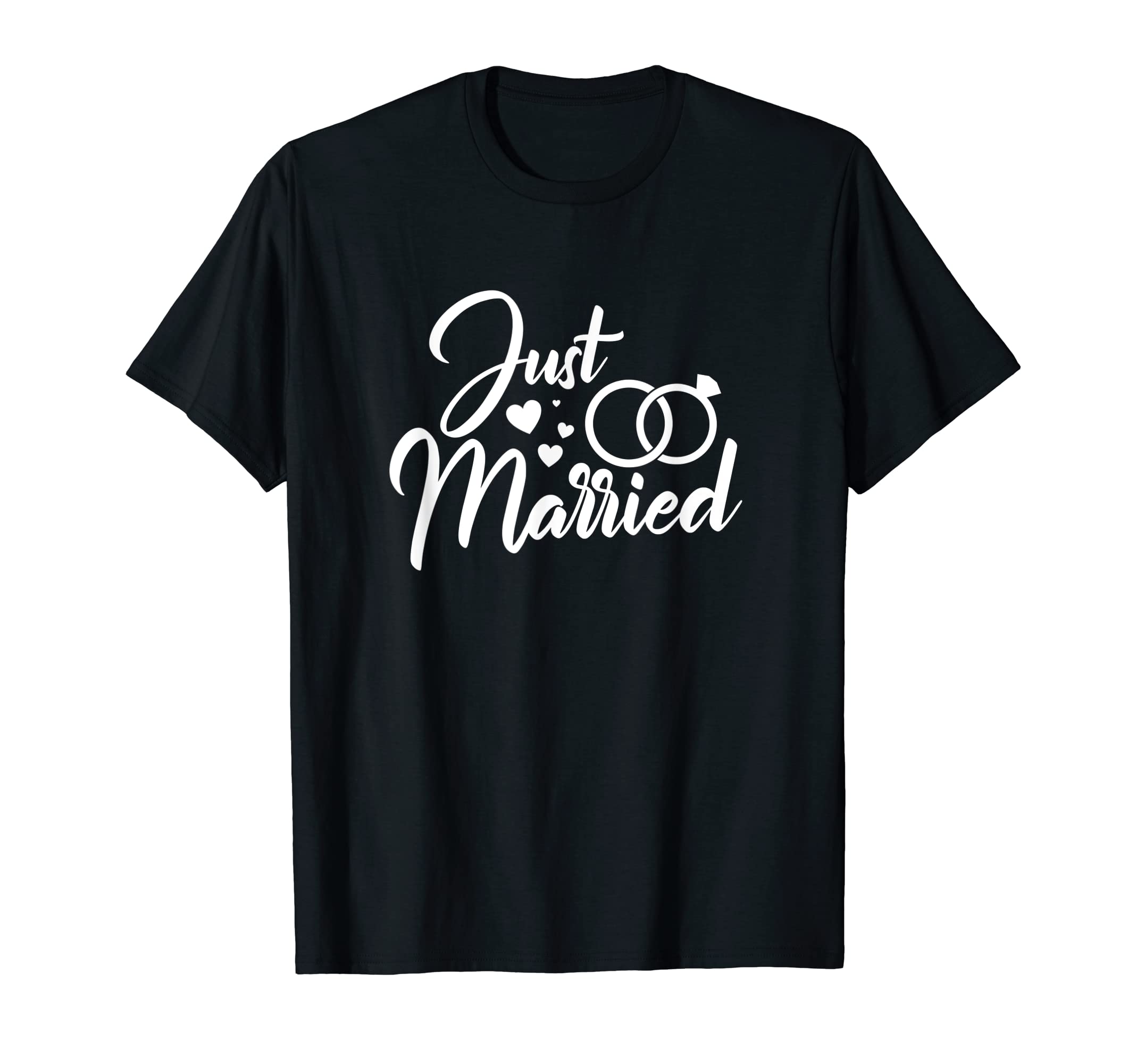 Just Married Wedding Newlywed Couples Matching T-Shirt
