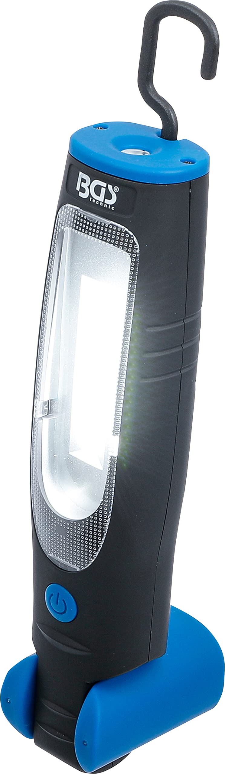 BGS 85345 | Lampa warsztatowa LED COB z magnesem i haczykiem