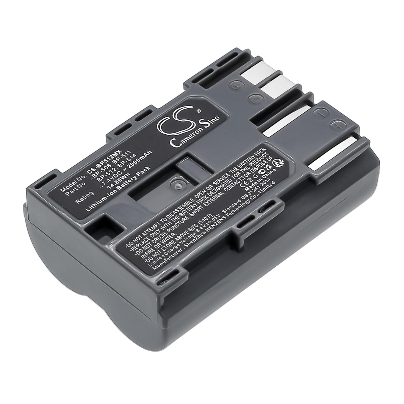 Pack Batterie Canon BP-8 Avec Poignet + Télécommande RS60-E3 - Occasion Très Bon état