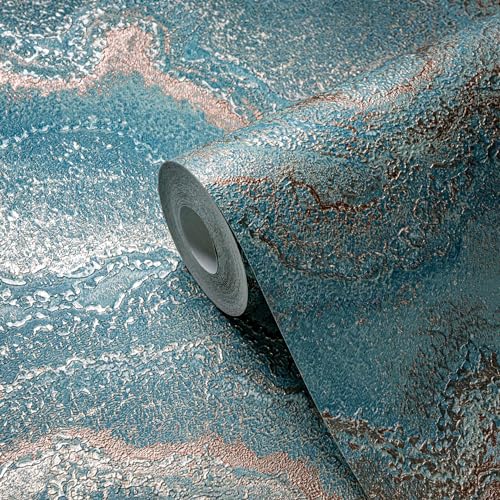 Papier peint marbre chic Livingwalls avec effet brillant 396591 - 4