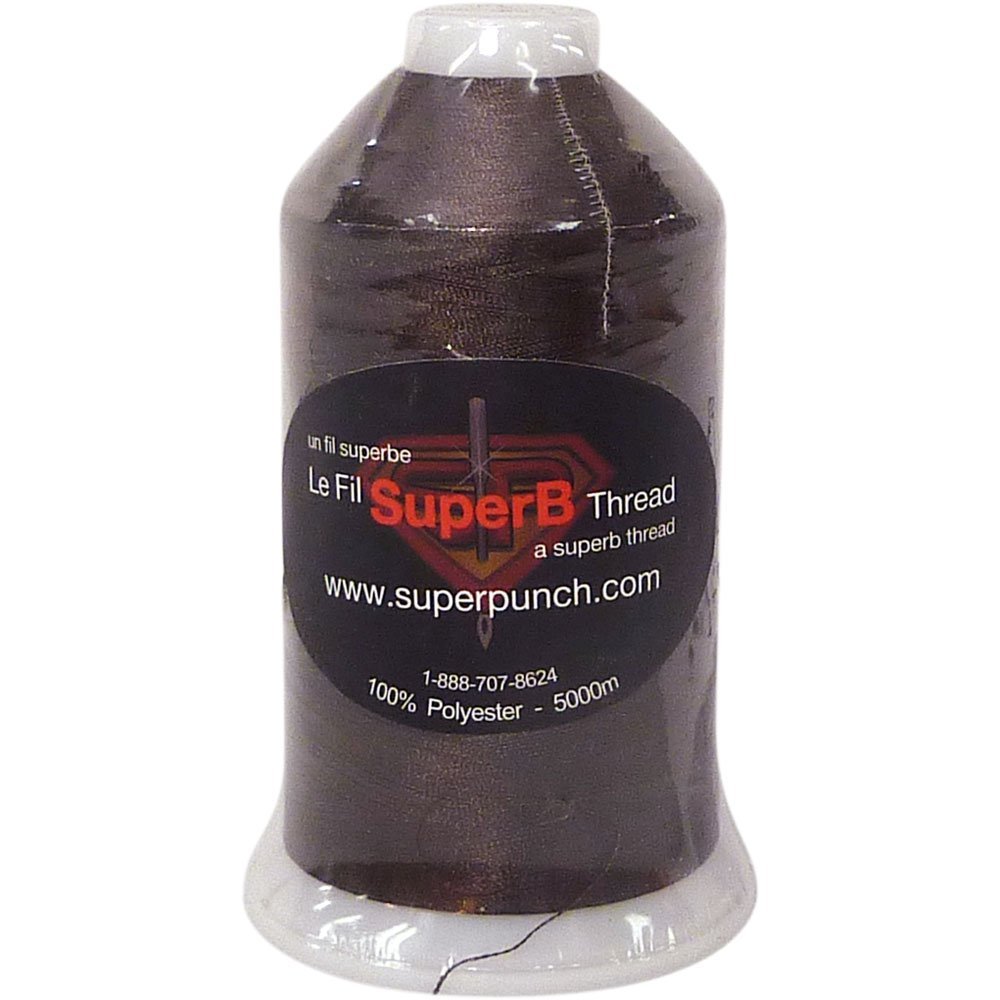 Superpunch SuperB Embroidery Thread 40wt, 5000 m Cone, Maroon 892