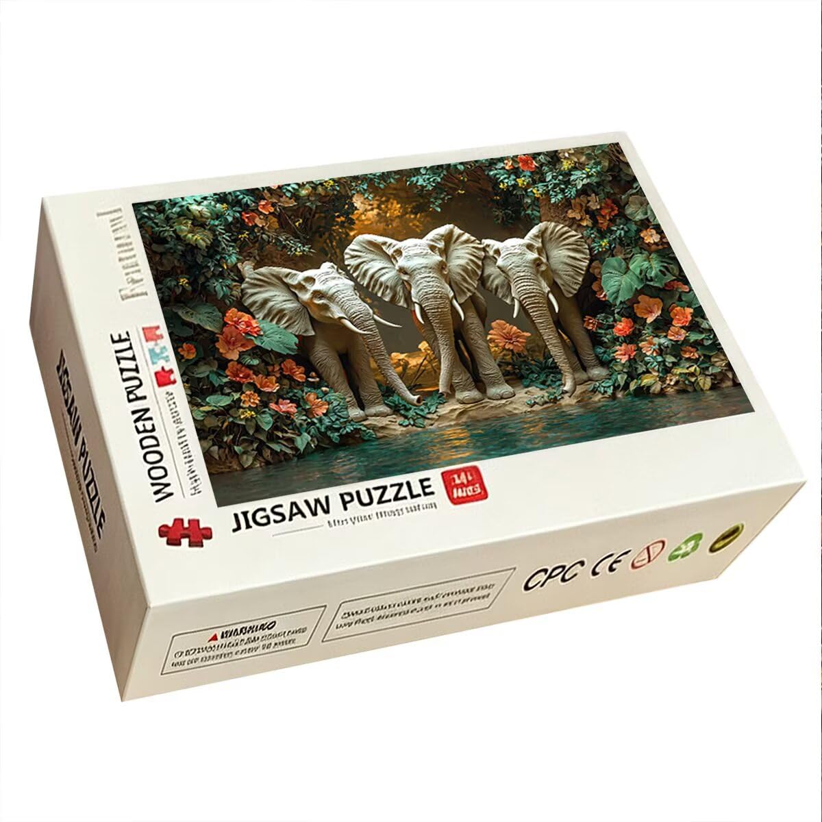 Puzzle 1000 Pezzi, Puzzle Elefante, Legno Pezzi, Regalo Donna Uomo -11831
