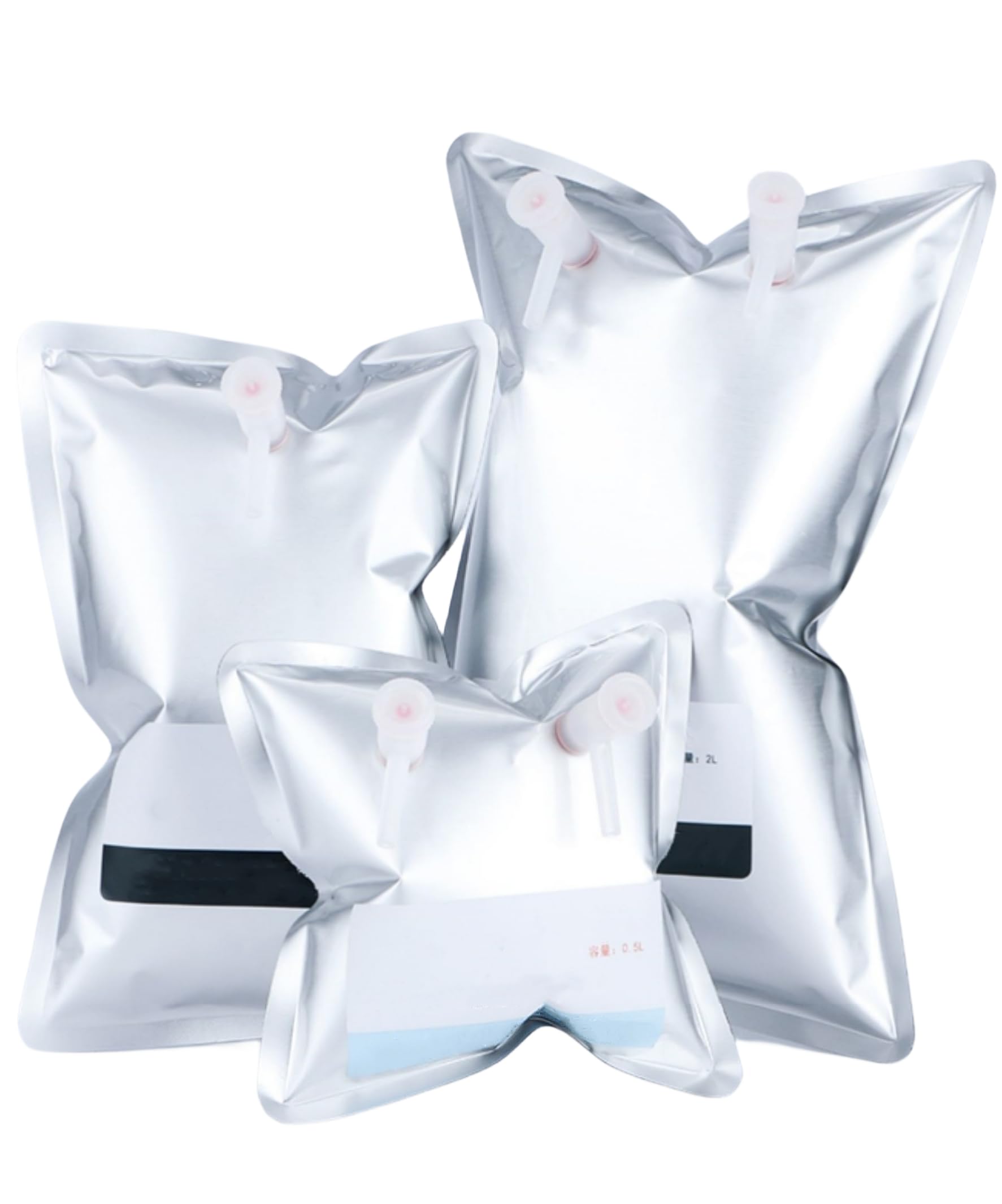 Bolsas de muestreo de gas - Bolsas de aluminio for muestras (paquete de 10) for una recolección y almacenamiento eficientes de gas(10L Single Valve)