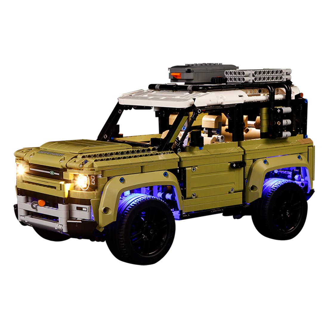 Macium LED Lighting Kit Light Set for Lego 42110 Technic Land Rover Defender Off Road 4x4 Car - Lego Set Not Included