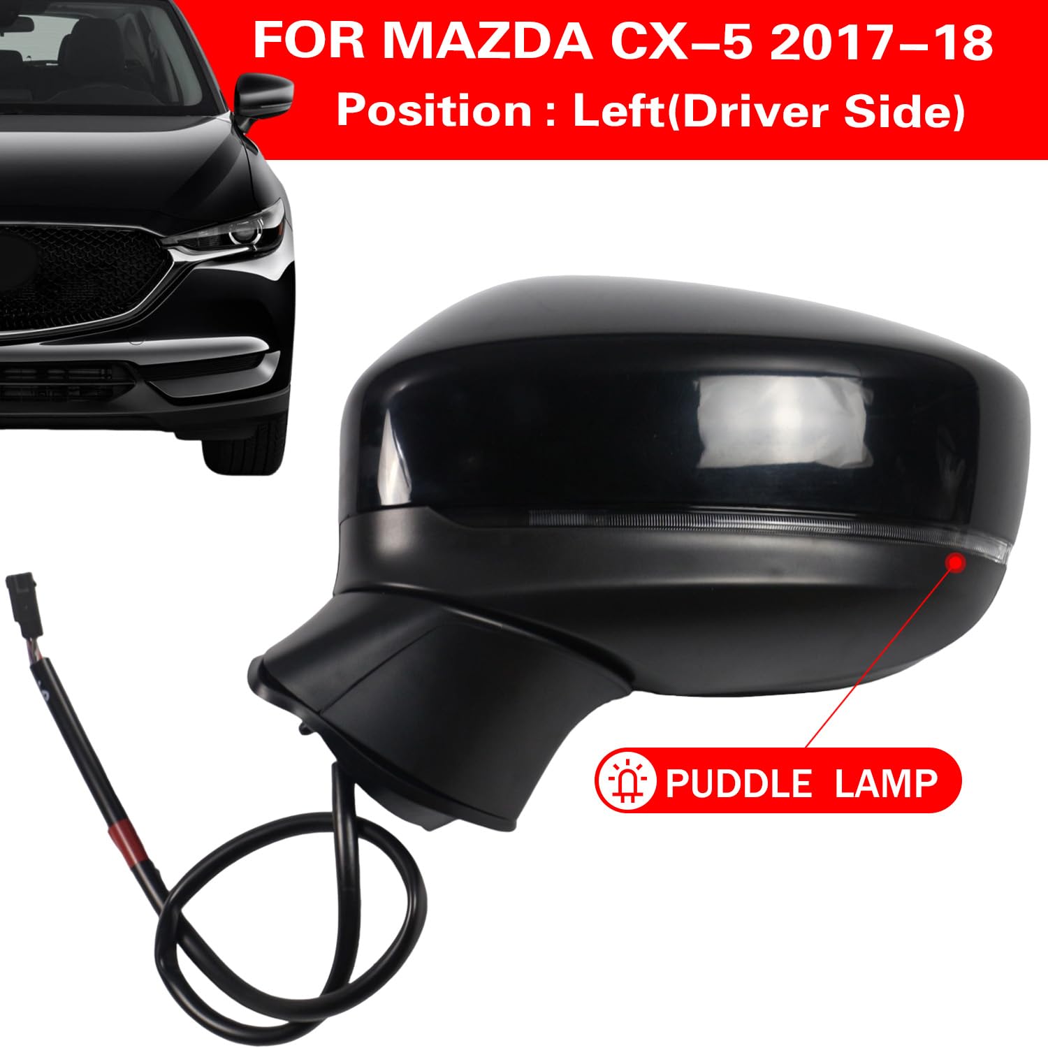 Amazon.com: Marretoo for Mazda CX-5 2017 2018 2019 Side Mirror