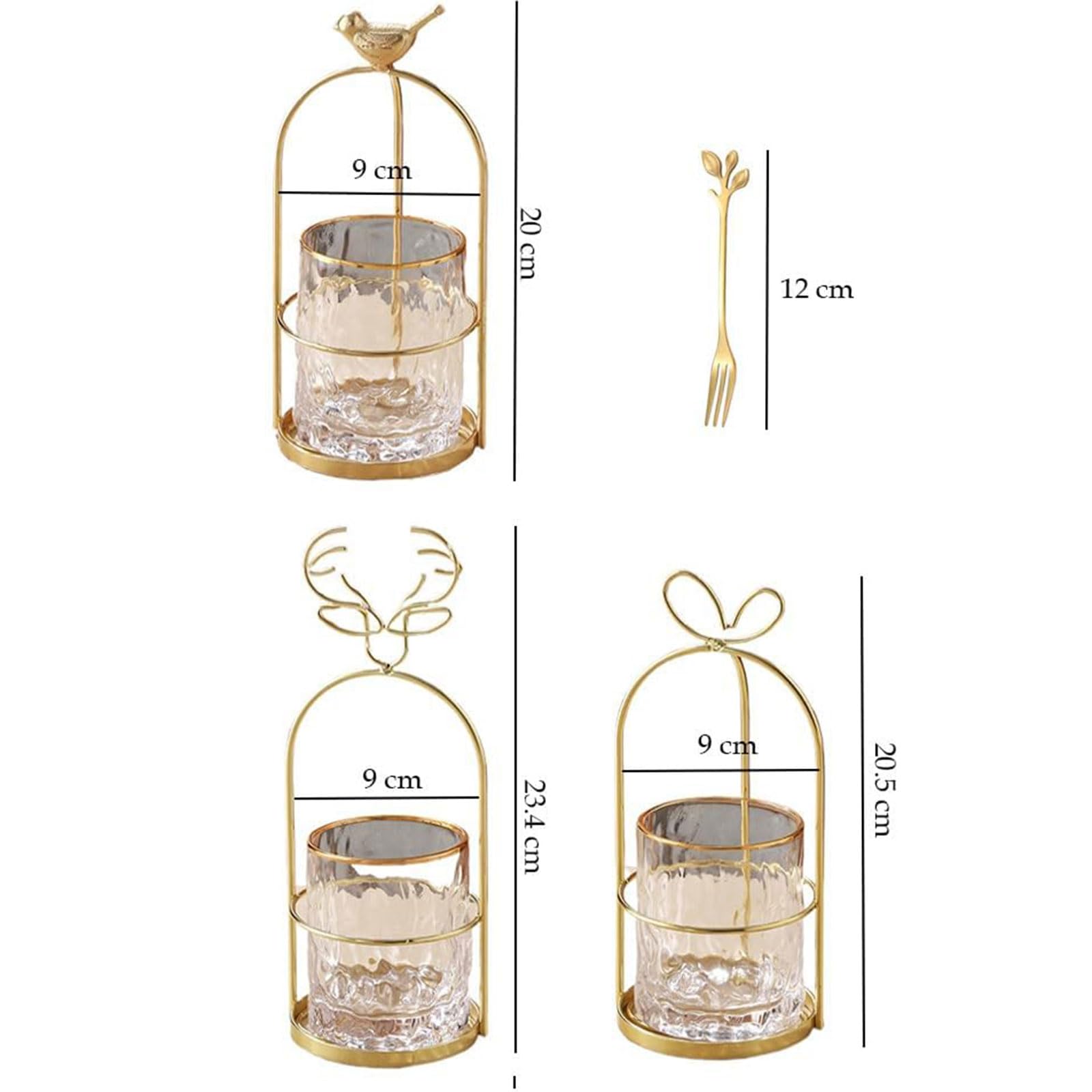 Forchettine per Dolci Cucchiaini da caffè con Scatola di Conservazione, Forchette da Dessert per Antipasti Formaggio, per Casa, Ristorante, Hotel, Matrimonio, Picnic